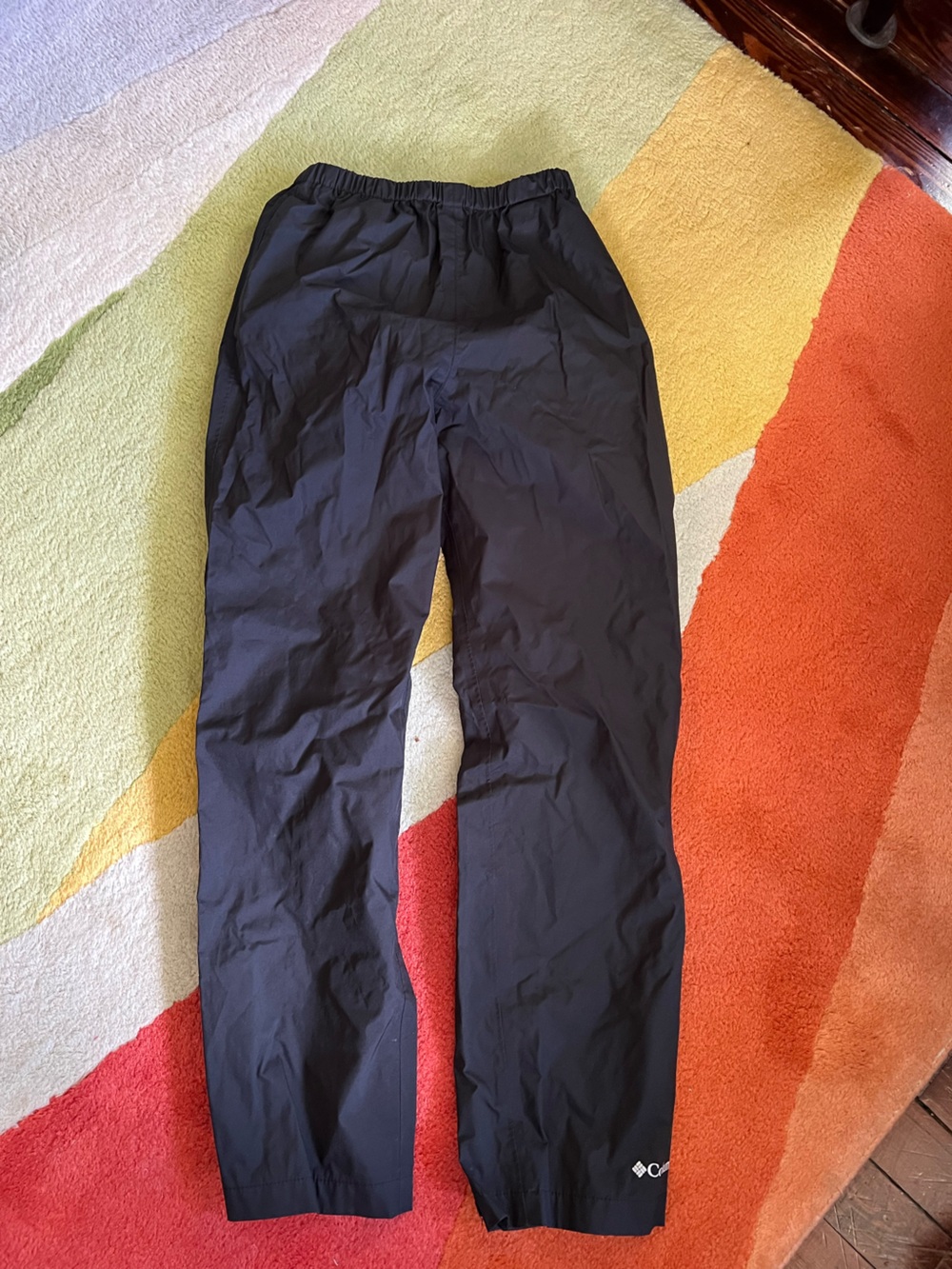 Black Lightweight Windbreaker Pants Columbia kids size large